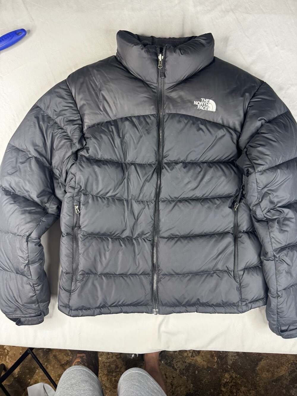 The North Face Nuptse 700 Down Puffer Jacket Black Medium